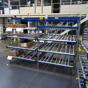 BITO Kommissionierregal mit Rollenbahnen – Bild 1