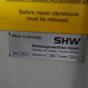 SHW Uniforce 6 CNC-Fahrständerfräsmaschine – Bild 12