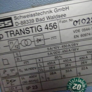 ESS Transtig 456,Schweißgerät – Bild 5