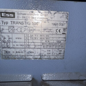 ESS Schweißgerät TransTig 506 – Bild 5