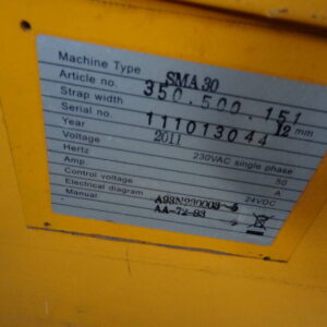 STRAPEX SMA 30 Umreifungsmaschine – Bild 3