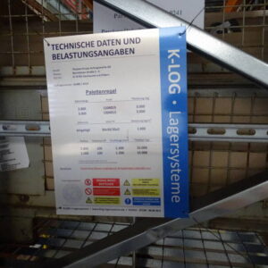 K-LOG Schwerlastregalsystem (Palettenregal) – Bild 6