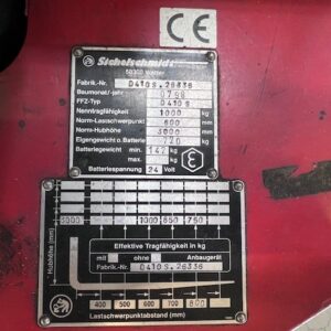 SICHELSCHMIDT 410S Elektro-Deichselhubwagen – Bild 3