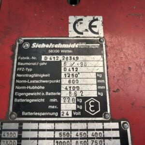 SICHELSCHMIDT  4102  Elektro-Deichselhubwagen – Bild 5