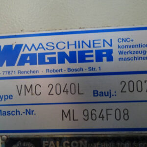 WAGNER VMC 2040 L 3-Achs-CNC-Bearbeitungszentrum – Bild 8