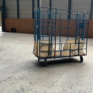 .Gitterwagen blau – Bild 1