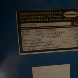 .WIELAND IS-76T Industriesauger – Bild 6