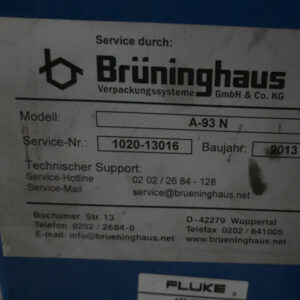 .BRÜNINGHAUS A-93N Umreifungsmaschine – Bild 3