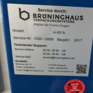 .BRÜNINGHAUS A-93N Umreifungsmaschine – Bild 5