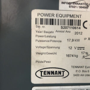 .TENNANT S20 Aufsitzkehrsaugmaschine – Bild 9