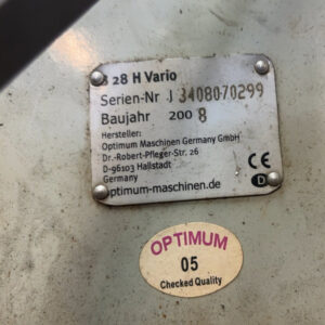 .OPTIMUM Opti B28 H Vario Säulenbohrmaschine – Bild 4