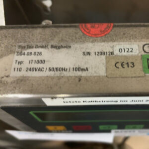 .SYSTEC IT1000 Plattformwaage – Bild 3