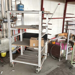 Etagenregal fahrbar – Bild 1