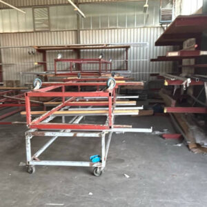 Konvolut Transportgestelle fahrbar (ggf. für Schrott Entsorger) – Bild 2