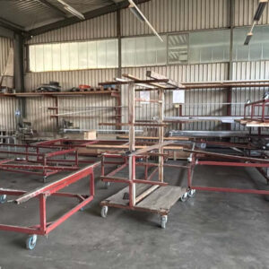 Konvolut Transportgestelle fahrbar (ggf. für Schrott Entsorger) – Bild 5