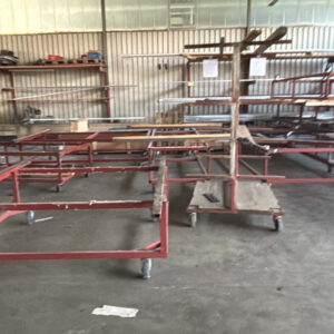 Konvolut Transportgestelle fahrbar (ggf. für Schrott Entsorger) – Bild 6