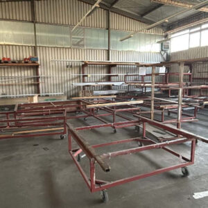 Konvolut Transportgestelle fahrbar (ggf. für Schrott Entsorger) – Bild 8