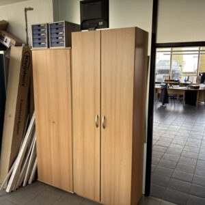 Posten 2x Aktenschrank  holzoptik, ohne Inhalt – Bild 1